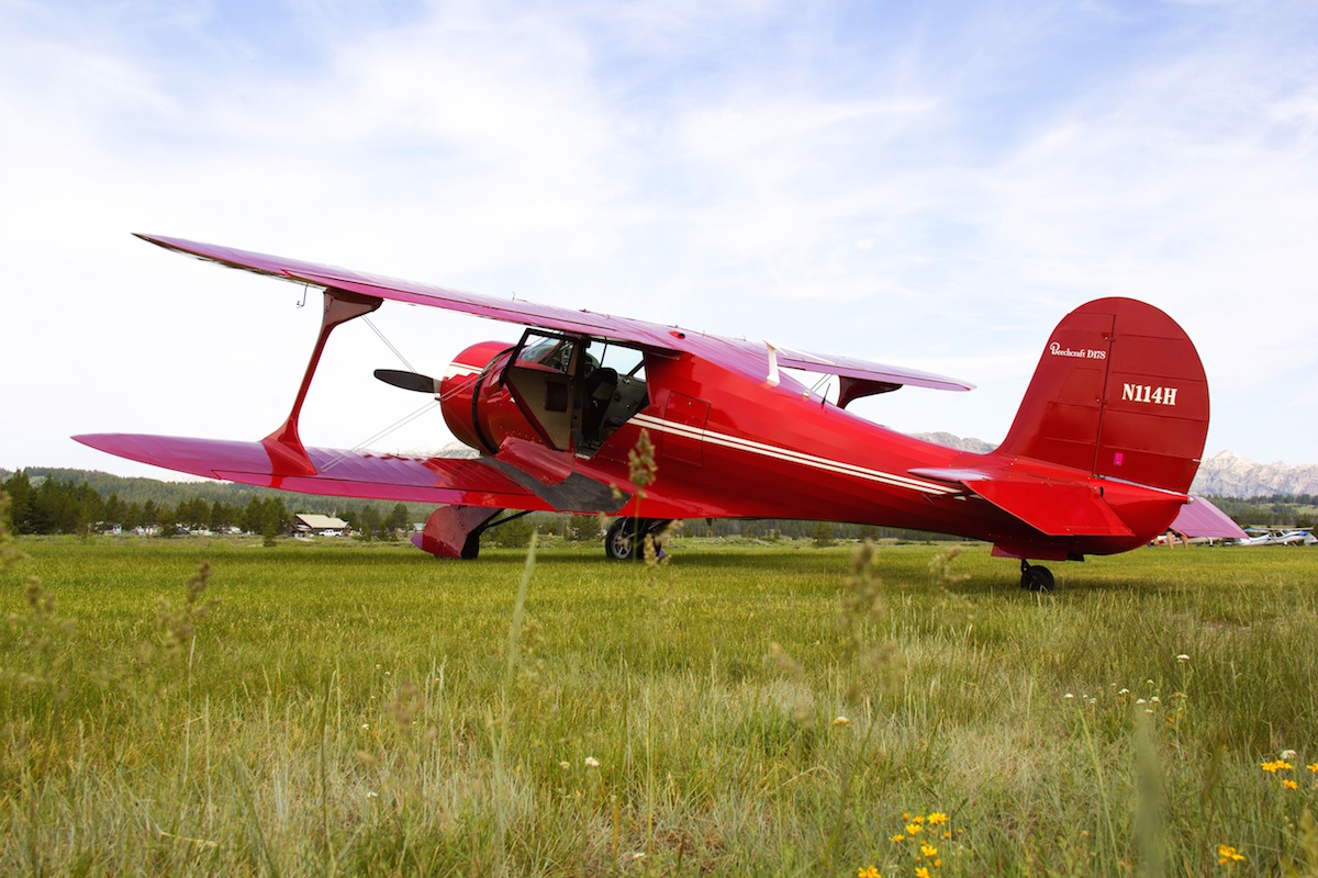 private-red-plane